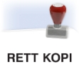 Stempel for å stemple rett kopi