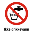 Bilde av Skilt: Ikke drikkevann