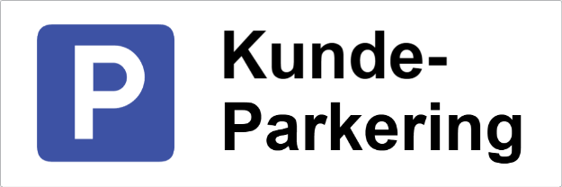 Bilde av Skilt for kundeparkering